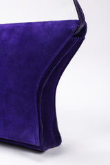 Recess Los Angeles Vintage Electric Suede Anvil Envelope Clutch Purse