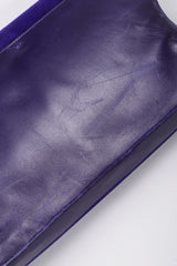 Recess Los Angeles Vintage Electric Suede Anvil Envelope Clutch Purse