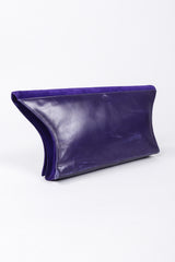 Recess Los Angeles Vintage Electric Suede Anvil Envelope Clutch Purse