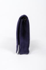 Recess Los Angeles Vintage Electric Suede Anvil Envelope Clutch Purse
