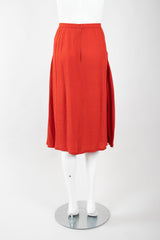 Recess Los Angeles Vintage Chloe Silk Seersucker Tie Top & Skirt Set