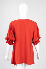 Recess Los Angeles Vintage Chloe Silk Seersucker Tie Top & Skirt Set