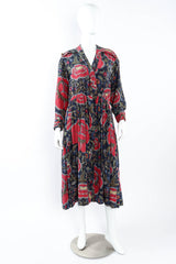 Vintage Cholé Maverick Floral Print Dress on mannequin front @ Recess LA