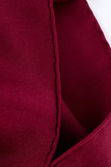 Large flower print scarf by Christian Dior closeup of hem @recessla