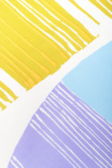 Recess Los Angeles Vintage Christian Dior Linear Circle Scarf