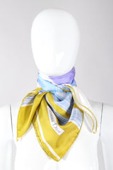 Recess Los Angeles Vintage Christian Dior Linear Circle Seagrass Scarf