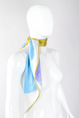 Recess Los Angeles Vintage Christian Dior Linear Circle Seagrass Scarf