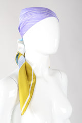 Recess Los Angeles Vintage Christian Dior Linear Circle Seagrass Scarf