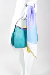 Recess Los Angeles Vintage Christian Dior Linear Circle Seagrass Scarf