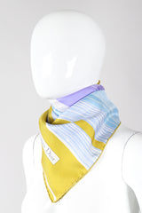 Recess Los Angeles Vintage Christian Dior Linear Circle Seagrass Scarf