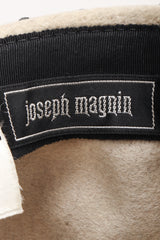 Recess Los Angeles Designer Consignment Vintage Christian Dior Beaded Beaver Fur Felt Puff Hat