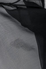 Vintage Christian Dior Numbered Couture LBD Sweetheart Illusion Dress, sheers