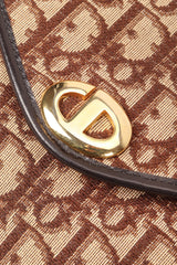 Recess Los Angeles Vintage Christian Dior Leather Monogram Envelope Clutch