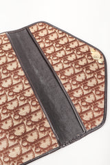 Recess Los Angeles Vintage Christian Dior Leather Monogram Envelope Clutch