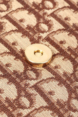 Recess Los Angeles Vintage Christian Dior Leather Monogram Envelope Clutch