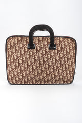 Recess Los Angeles Vintage Christian Dior Monogram Slim Portfolio Case Laptop Briefcase