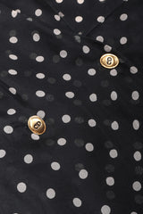 Recess Los Angeles Vintage Christian Dior bf Gianfranco Ferre Numbered Organza Dot Balloon Sleeve Blouse
