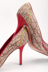 Recess Los Angeles Designer Consignment Resale Recycled Vintage Christian Dior John Galliano 2004 Rasta Collection Monogram Heels