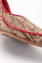 Recess Los Angeles Designer Consignment Resale Recycled Vintage Christian Dior John Galliano 2004 Rasta Collection Monogram Heels