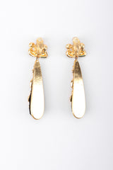 Recess Los Angeles Vintage 90s Christian Lacroix Jeweled Baroque Velvet Teardrop Earrings