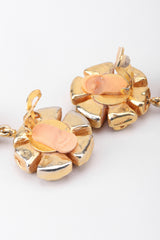 Recess Los Angeles Vintage 90s Christian Lacroix Golden Daisy Drop Shoulder Duster Earrings