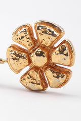 Recess Los Angeles Vintage 90s Christian Lacroix Golden Daisy Drop Shoulder Duster Earrings