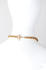 Recess Los Angeles Vintage Christian Lacroix Baroque Carved Heart Collar Necklace