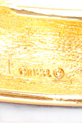 Vintage Ciner Enamel Jeweled Horse Bangle Bracelet signature stamp at Recess Los Angeles