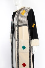 Vintage Coloratura Diamond Mondrian Car Coat on Mannequin crop at Recess Los Angeles