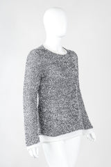 Recess Los Angeles Vintage Comme des Garcons Metallic Tinsel Cloud Sweatshirt