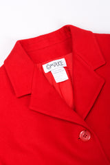 Recess Los Angeles Vintage Complice Multicolor Red Velvet Stars Hearts Patchwork Embroidery Wool Suit Jacket