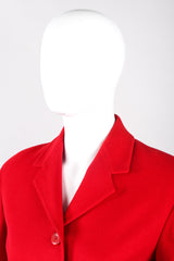 Recess Los Angeles Vintage Complice Multicolor Red Velvet Stars Hearts Patchwork Embroidery Wool Suit Jacket