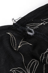 Recess Los Angeles Vintage Concetta Rafanello St Martin Silver Sequin Chiffon Batwing Jacket