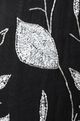 Recess Los Angeles Vintage Concetta Rafanello St Martin Silver Sequin Chiffon Batwing Jacket