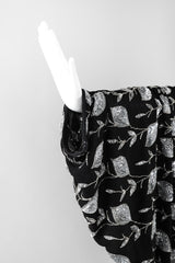 Recess Los Angeles Vintage Concetta Rafanello St Martin Silver Sequin Chiffon Batwing Jacket