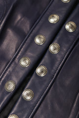 Recess Los Angeles Vintage Continental Fringed Epaulette Cavalry Leather Jacket