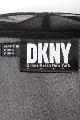 Recess Los Angeles Designer Consignment Vintage Donna Karan DKNY Sheer Chiffon Ruffle Poet Blouse