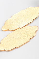 Recess Los Angeles Vintage Oscar de la Renta Art Deco Bibb Waterfall Necklace and Earring Set