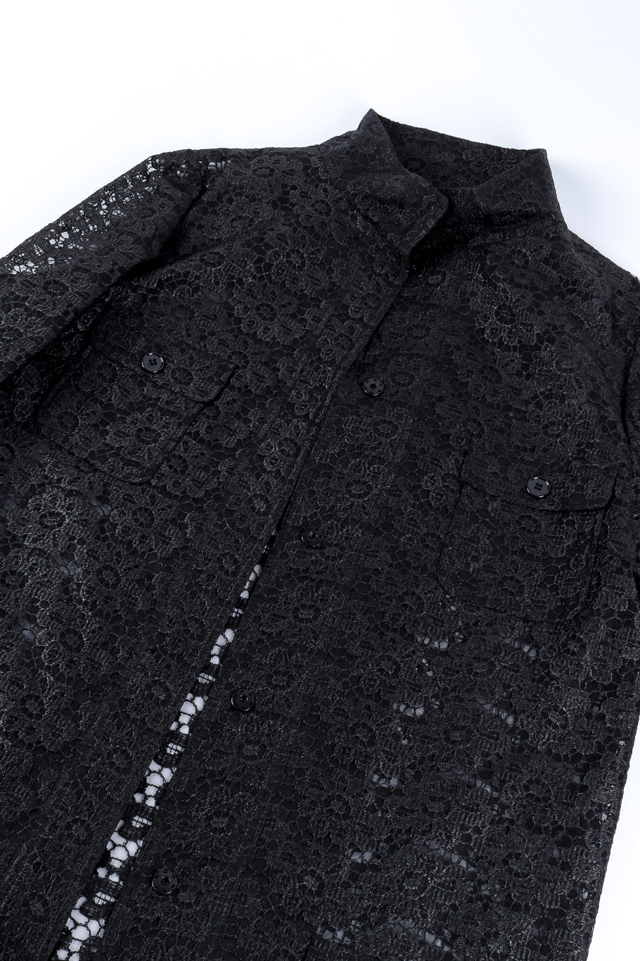 Dolce & Gabbana lace pattern coat flat-lay @recessla