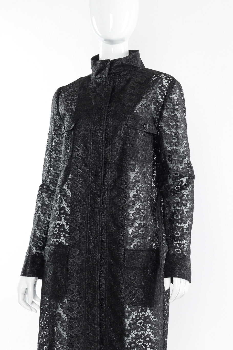 Dolce & Gabbana lace pattern coat on mannequin @recessla