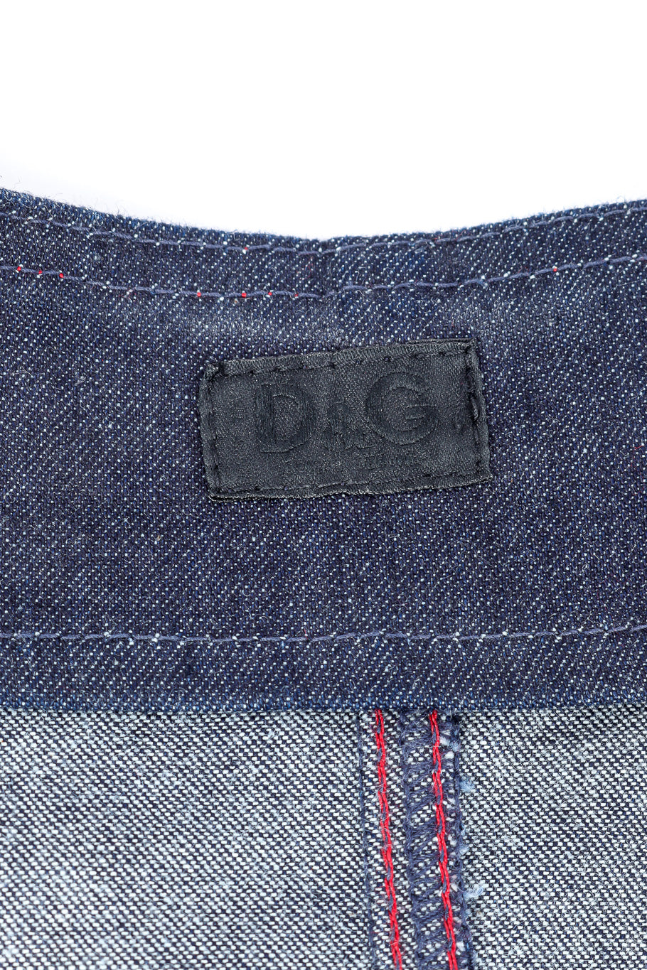 Dolce & Gabbana leather trim designer tag @recessla