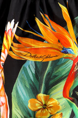 Dolce & Gabbana tiered jungle skirt fabric print details @recessla