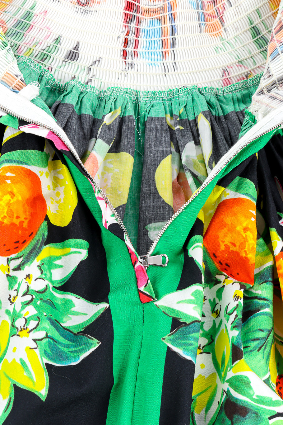 Dolce & Gabbana halter pleated dress zipper detail @recessla