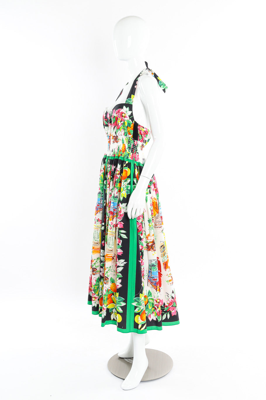 Dolce & Gabbana halter pleated dress on mannequin @recessla