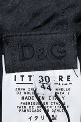 Vintage Dolce & Gabbbana D&G Label