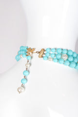 Recess Los Angeles Vintage De Mario Under The Sea Tiered Beaded Collar Choker Necklace