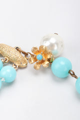 Recess Los Angeles Vintage De Mario Under The Sea Tiered Beaded Collar Choker Necklace