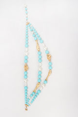 Recess Los Angeles Vintage De Mario Under The Sea Tiered Beaded Collar Choker Necklace