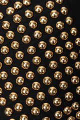 Recess Los Angeles Vintage Delah Annie Hall Tomboy Rock Gold Studded Suiting Vest