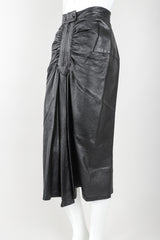 Recess Vintage Dero Enterprises Black Leather Skirt On Mannequin